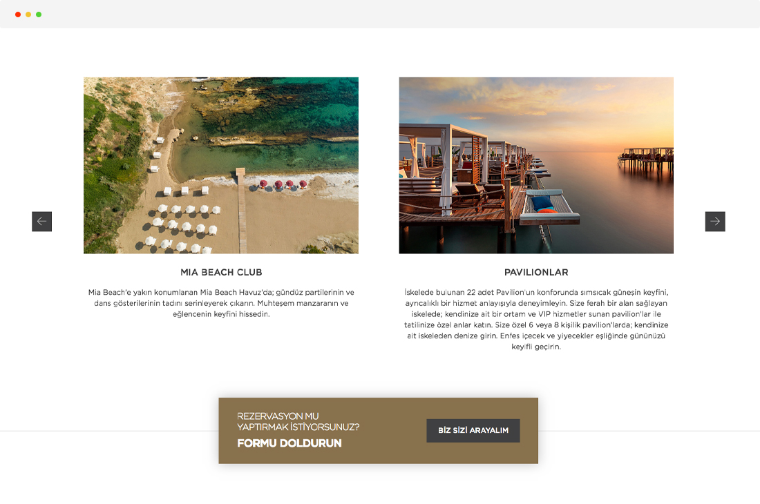 elexus hotel beach club pavilionlar